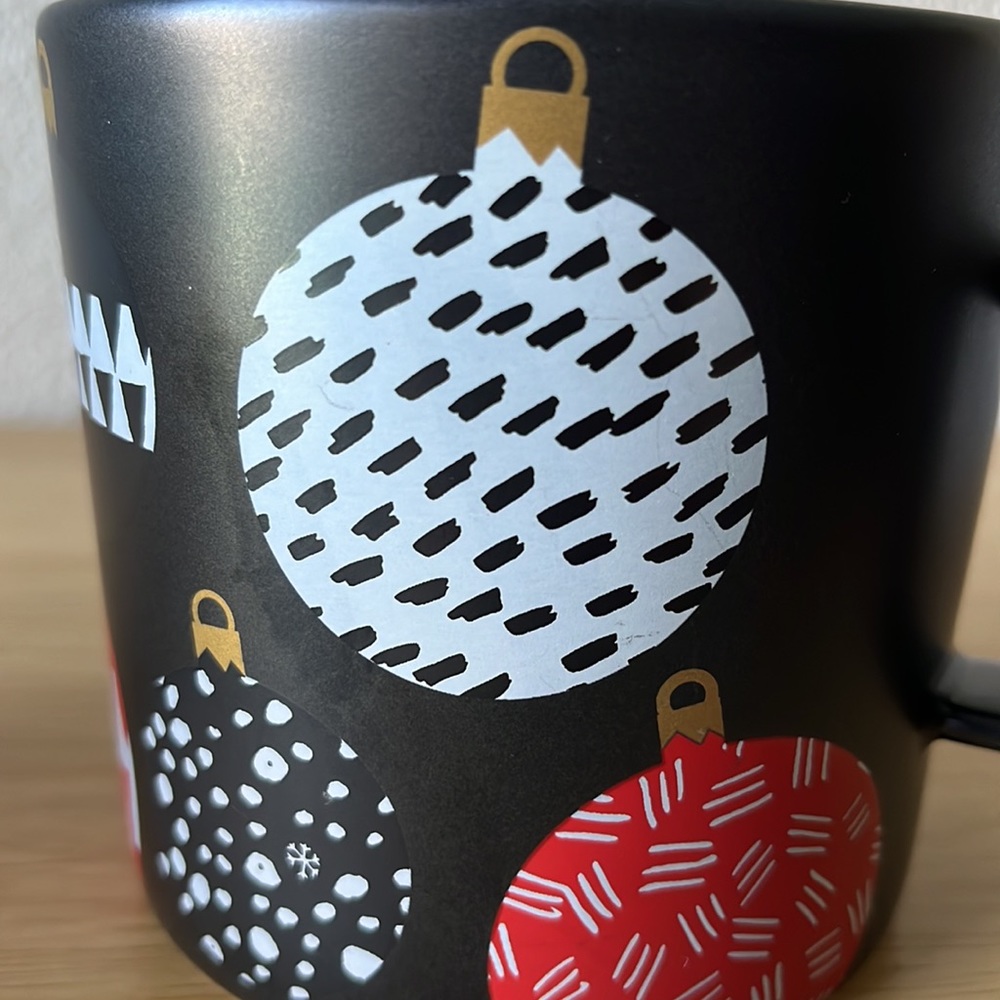 Starbucks Holiday Ornament Mug 14oz Black - Picture 4 of 8
